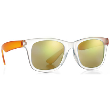 Occhiali da sole con lenti specchiate e protezione UV400 colore arancio