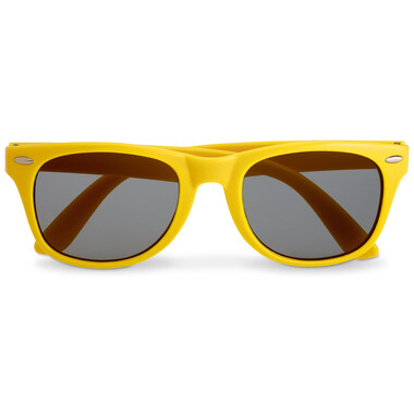 Occhiali da sole con protezione UV400 colore giallo