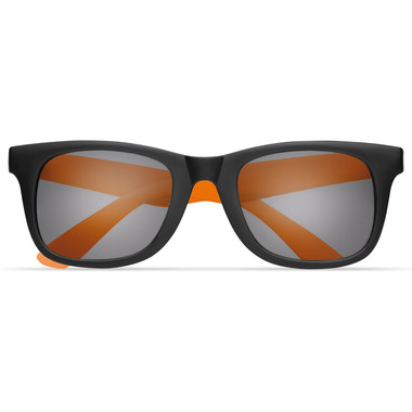 Occhiali da sole in PC bicolore con protezione UV400 colore arancio MO9033-10