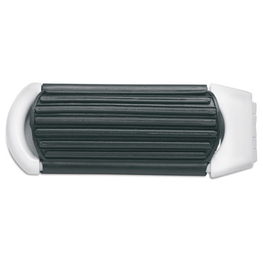 Spazzola rettangolar per capelli con specchietto richiudibile colore bianco KC5720-06
