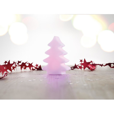 Albero di Natale con luce che cambia colori con batterie colore bianco