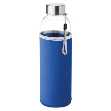 Borraccia in vetro 500ml colore blu royal MO9358-37