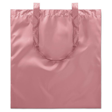 Borsa spesa lucida in poliestere colore rosa MO9443-11