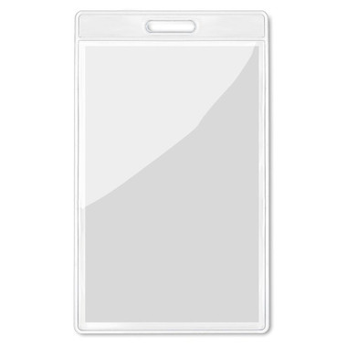 Porta badge trasparente 7-5x12 colore trasparente