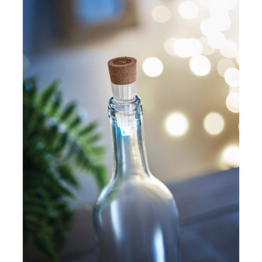 Tappo per bottiglia con LED ricaricabile colore bianco