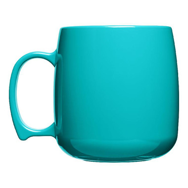 Tazza 300 ml in plastica durevole - colore Acqua