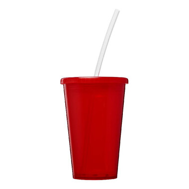 Bicchiere termico a doppia parete - colore Rosso