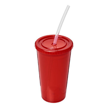 Bicchiere termico a doppia parete - colore Rosso