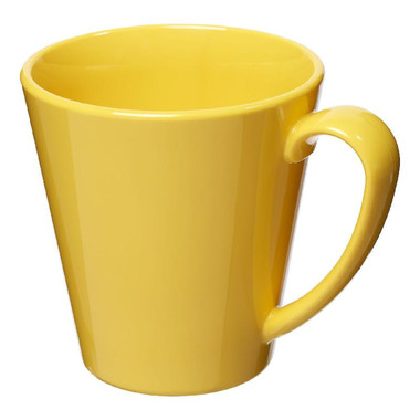 Tazza 350 ml in plastica durevole - colore Giallo