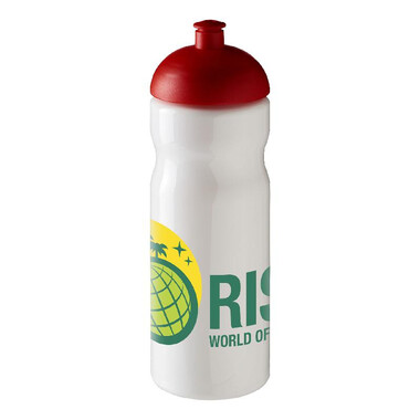 Borraccia sportiva H2O Base® 650 ml - colore Bianco/Rosso