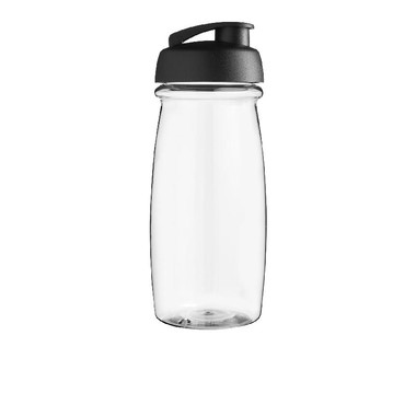 Borraccia sportiva H2O Pulse® da 600 ml - colore Trasparente/Nero