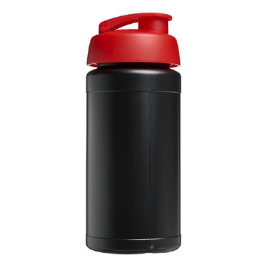 Borraccia sportiva Baseline® Plus da 500 ml - colore Nero/Rosso