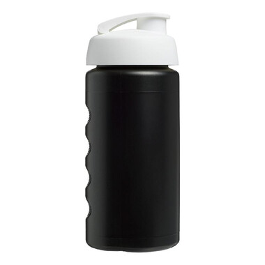 Borraccia sportiva Baseline® Plus con coperchio a scatto - colore Nero/Bianco