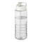 Borraccia sportiva H2O Treble da 750 ml - colore Trasparente/Bianco