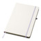 Blocco note con copertina soft touch - colore Bianco