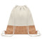 Sacca in cotone e sughero colore beige MO9515-13