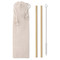 Set due cannucce in bamboo colore beige MO9630-13