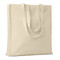 Shopper in cotone naturale con soffietto colore beige MO9595-13