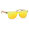 Occhiali da sole con lenti specchiate colore giallo MO9863-08