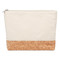 Portacosmetici in cotone e sughero colore beige MO9817-13