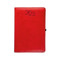 Agenda giornaliera con copertina in similpelle 2025 rosso