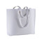 Shopper Desy colorata con manici lunghi colore bianco