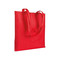 Shopper in TNT cucito  colore rosso