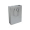 Busta con soffietto in carta laminata colore argento