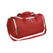 Borsa sport con tasca porta scarpe colore rosso bianco