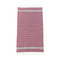 Telo mare pareo stile fouta colore rosso