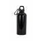 Borraccia sport in alluminio 400 ml  colore nero