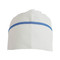 Cappello da cuoco con bordo colorato colore blu