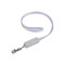 Nastro da collo con cavo di ricarica colore bianco