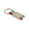 Portachiavi alluminio nylon colore tricolore