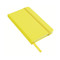 Quaderno in poliuretano in colore fluo colore giallo