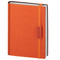 Agenda giornaliera 15x21 termovirante con elastico arancio