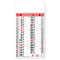 Calendario olandese 2025 trimensile rosso