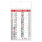 Calendario olandese 2026 trimensile rosso