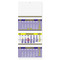 Calendario trittico fluo 2025 colore giallo