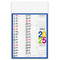 Calendario olandese swedish multicolor 2025