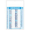Calendario trimestrale olandese 2025 blu