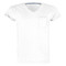 t-shirt manica corta collo a V slubby jersey bianco Neutral Wild Payper