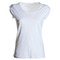 t-shirt donna manica corta slubby jersey bianco Neutral Discovery Lady Payper