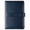 Agenda portafoglio 2025 15x21 in ecopelle blu