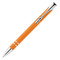 Penna con finitura gommata - colore Arancio