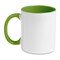 Tazza da 300ml con finiture colorate colore nero