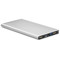 Power Bank in alluminio 8000 mAh colore argento opaco MO8839-16