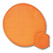 Frisbee pieghevole in poliestere colore arancio IT3087-10