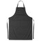 Grembiule da cucina regolabile con 2 tasche frontali colore nero MO8441-03