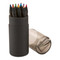 Set 12 matite colorate con temperino in confezione colore nero IT3630-03
